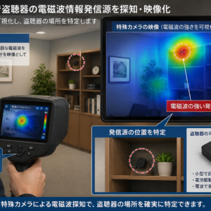 盗聴器の発見に関する特許