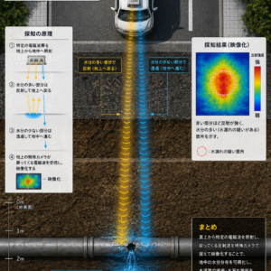 水道管損傷カ所早期発見に関する特許
